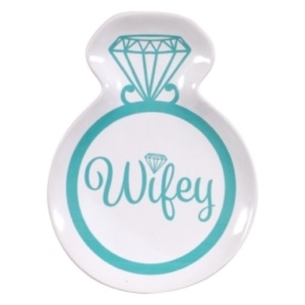 “WIFEY” RING SHAPED TRINKET TRAY NWT - Picture 3 of 3